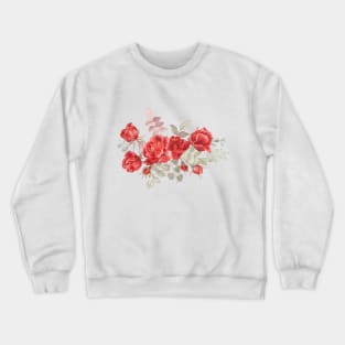 Flower arrangement of red roses Crewneck Sweatshirt